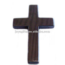 Hematite Gemstone Cross Pendant